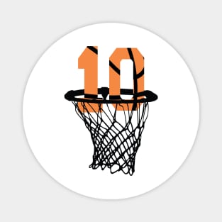 10th birthday basketball player Magnet